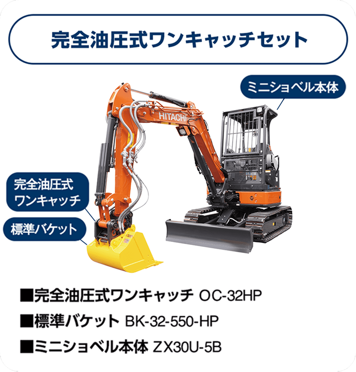 完全油圧式ワンキャッチセット